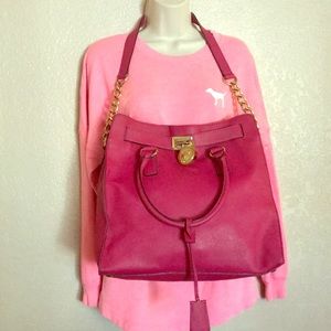 Authentic MK dark pink purse